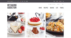 Desktop Screenshot of mybakingaddiction.com