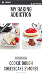 Mobile Screenshot of mybakingaddiction.com